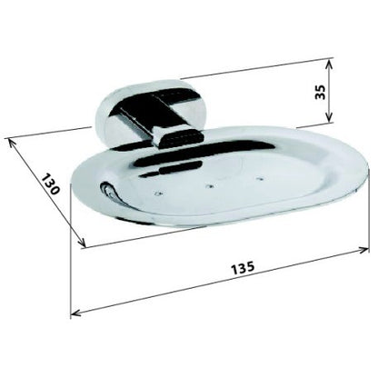 Bemeta Oval Savoniera metalica