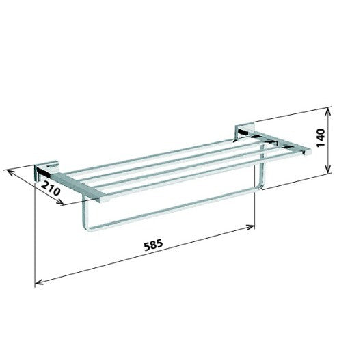 Bemeta Plaza Raft (etajera) prosop baie