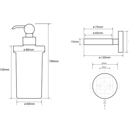 Bemeta Retro Dozator sapun lichid, cromat
