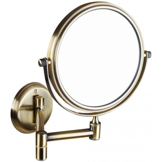 Bemeta Retro Oglinda cosmetica de perete Ø13.3 cm, bronz