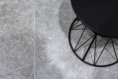 Gresie exterior portelanata rectificata gri 30x60 cm, Marazzi Mystone Bluestone Grigio Strutturato