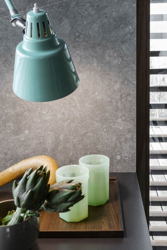 Gresie exterior portelanata rectificata gri 60x60 cm, Marazzi Mystone Bluestone Piombo Strutturato