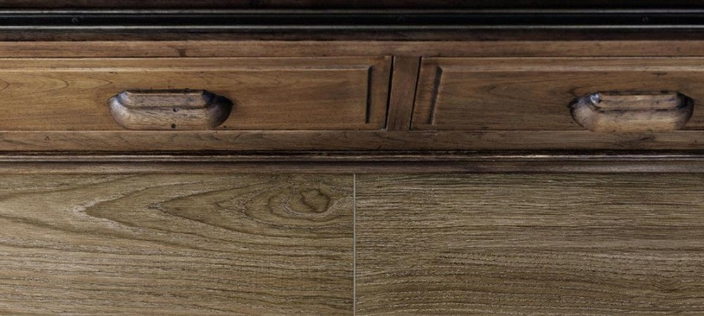 Gresie interior portelanata rectificata maro 25x150 cm, Marazzi Treverkmust Brown