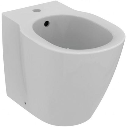 Set Vas WC pe pardoseala cu capac si bideu Ideal Standard Connect 36x55 cm evacuare orizontala