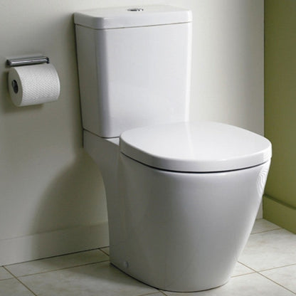Set promo Vas WC pe pardoseala cu rezervor aparent si capac soft close Ideal Standard Connect 36x66 cm evacuare orizontala