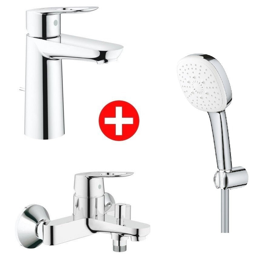 Grohe BauLoop Set Promo 3 in 1 pentru cada si dus