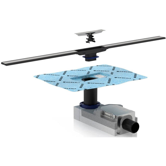 Set promo Rigola dus Geberit CleanLine 20 Set promo completa, corp de baza H9 cm