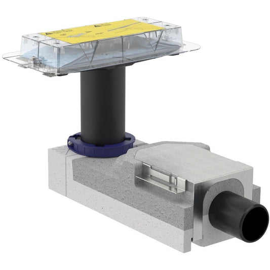 Set promo Rigola dus Geberit CleanLine 20 Set promo completa, corp de baza H9 cm