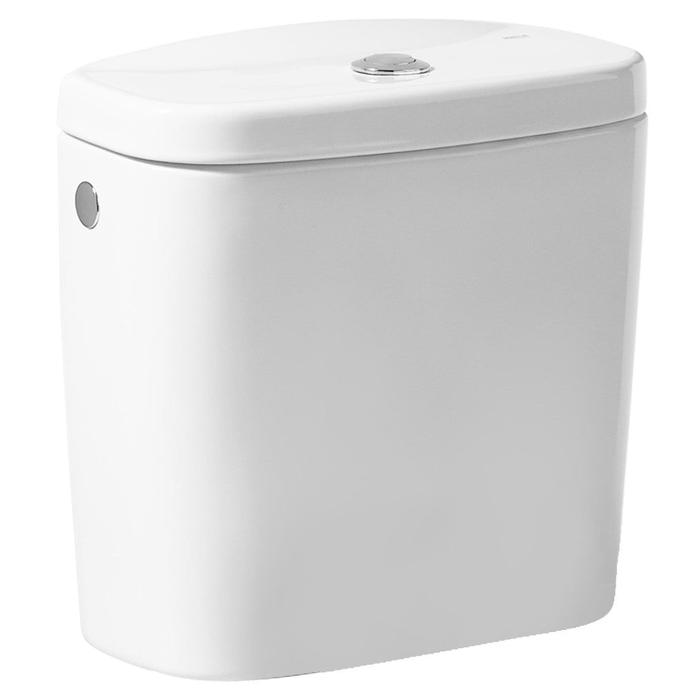 Set promo Vas WC pe pardoseala cu rezervor aparent si capac Roca Victoria 36x67 cm evacuare verticala