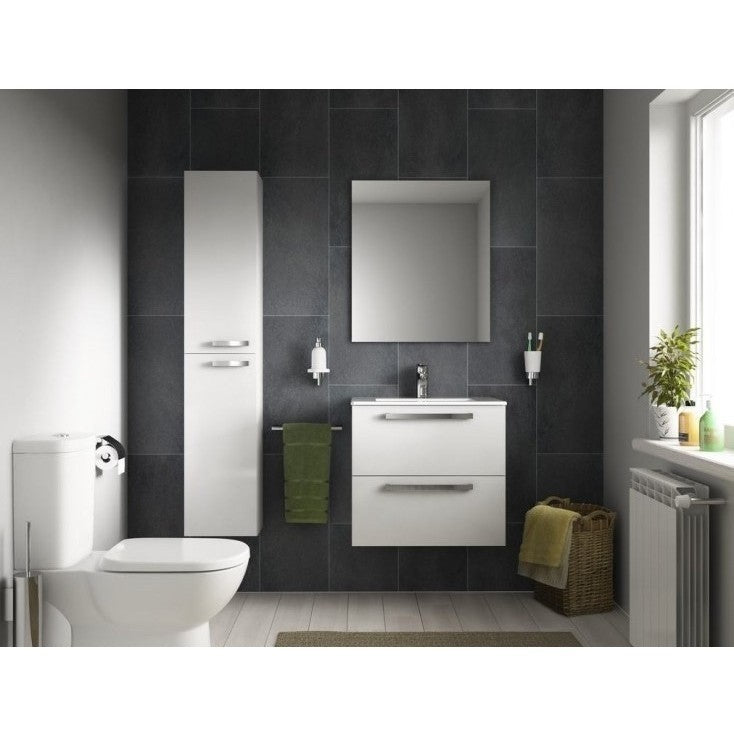 Set promo mobilier baie (masca cu 2 sertare si lavoar) Ideal Standard Tempo 80x44xH55 cm, alb lucios