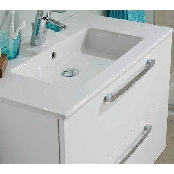 Set promo mobilier baie (masca cu 2 sertare si lavoar) Ideal Standard Tempo 80x44xH55 cm, alb lucios