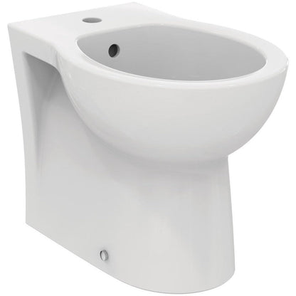 Set Vas WC pe pardoseala cu capac si bideu Ideal Standard Eurovit 36x53 cm evacuare orizontala