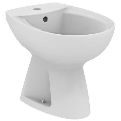 Set Vas WC pe pardoseala cu capac si bideu Vidima SevaDuo 35x51 cm evacuare verticala
