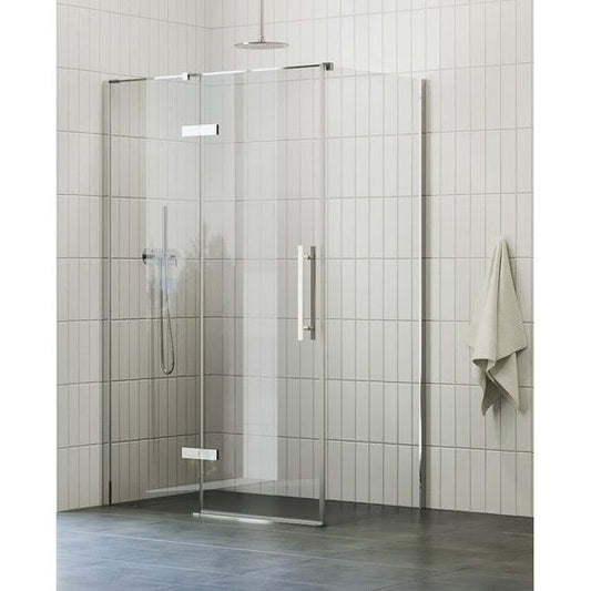 Cabina dus dreptunghiulara cu usa batanta Ravak Cool COSD2+COPS 100x80 cm, profil crom