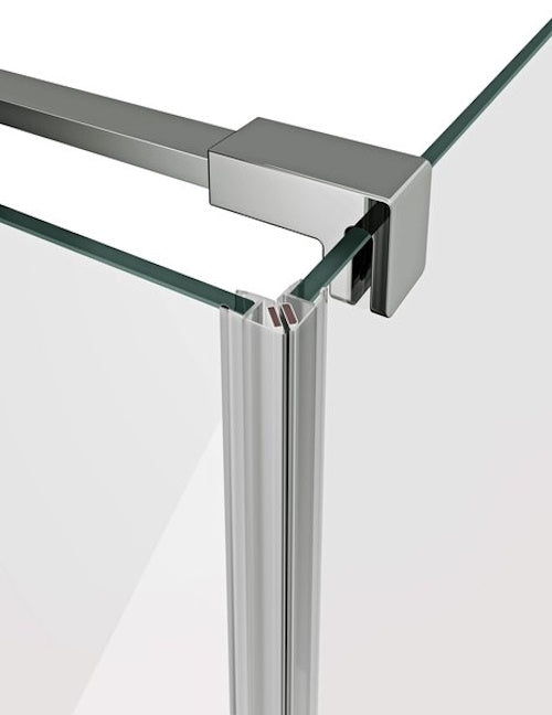 Cabina dus dreptunghiulara cu usa batanta Ravak Cool COSD1+COPS 80x90 cm, profil crom