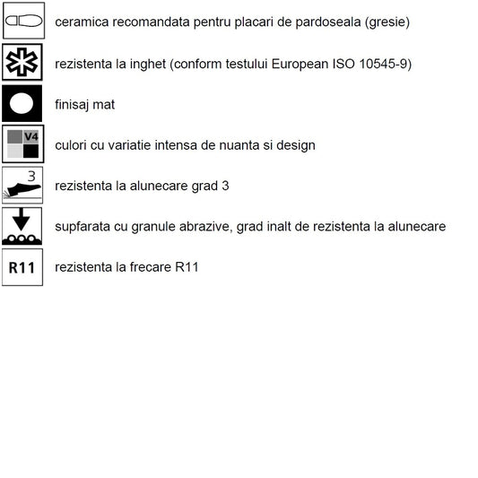 Treapta gresie exterior alba 15x60 cm, Marazzi Rocking Strutturato White