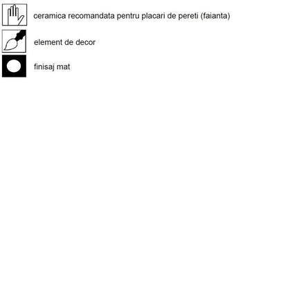 Decor exterior / interior albastru 20x20 cm, Marazzi Scenario Blu Tappeto 2B