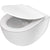 Vas WC suspendat Deante Peonia Zero Rimless 36x51 cm evacuare orizontala, alb
