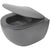 Vas WC suspendat Deante Peonia Rimless 36x51 cm evacuare orizontala, antracit (titanium)