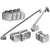 Ravak B Set BSDPS Set balamale, brate stabilizatoare si manere cabina de dus, 100, montaj dreapta