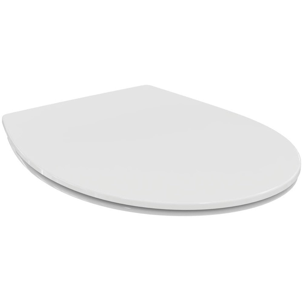 Set Promo Vas WC dizabilitati pe pardoseala cu rezervor aparent si capac Ideal Standard Eurovit 37x66 cm evacuare orizontala