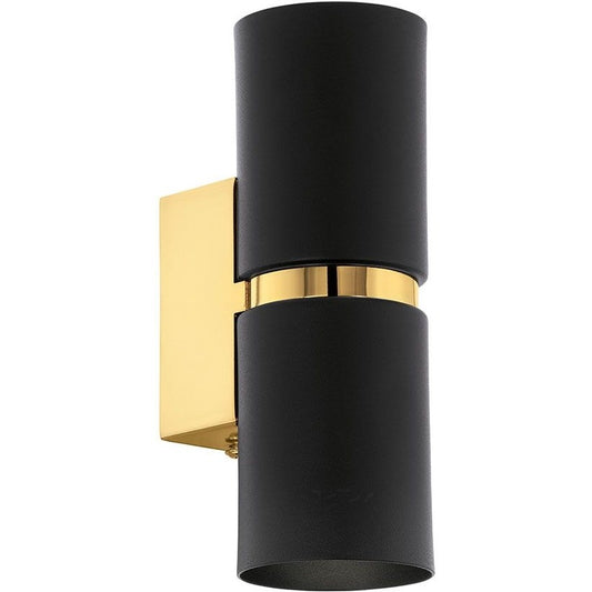 Eglo Passa Aplica rotunda 2x3.3W, negru