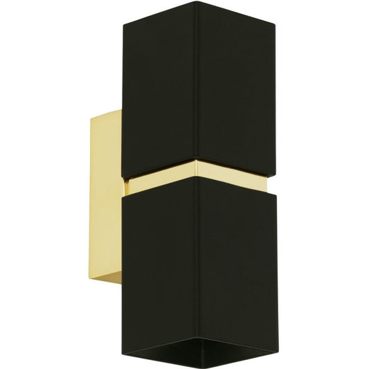 Eglo Passa Aplica patrata 2x3.3W, negru