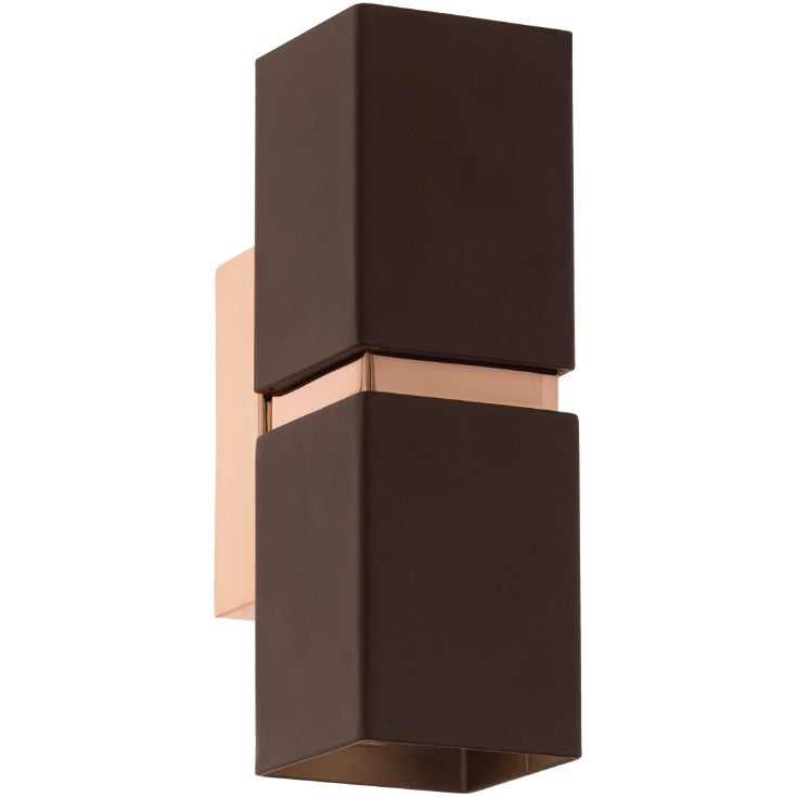 Eglo Passa Aplica patrata 2x3.3W, maro