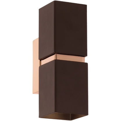 Eglo Passa Aplica patrata 2x3.3W, maro