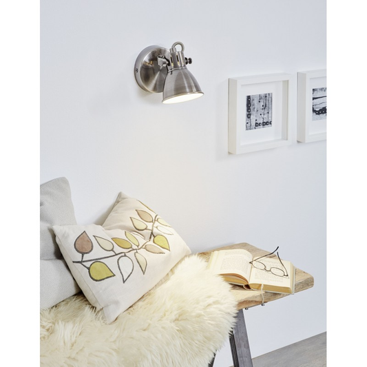 Eglo Seras Aplica cu spot 1x3.3W, crom mat (nickel-antique)