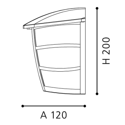 Eglo Aloria Aplica 1x60W, alb