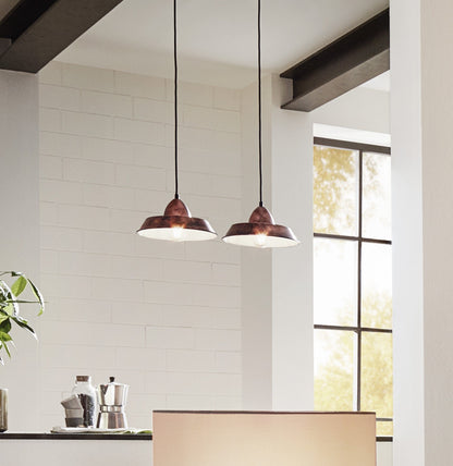 Eglo Auckland Pendul 1x60W, cupru