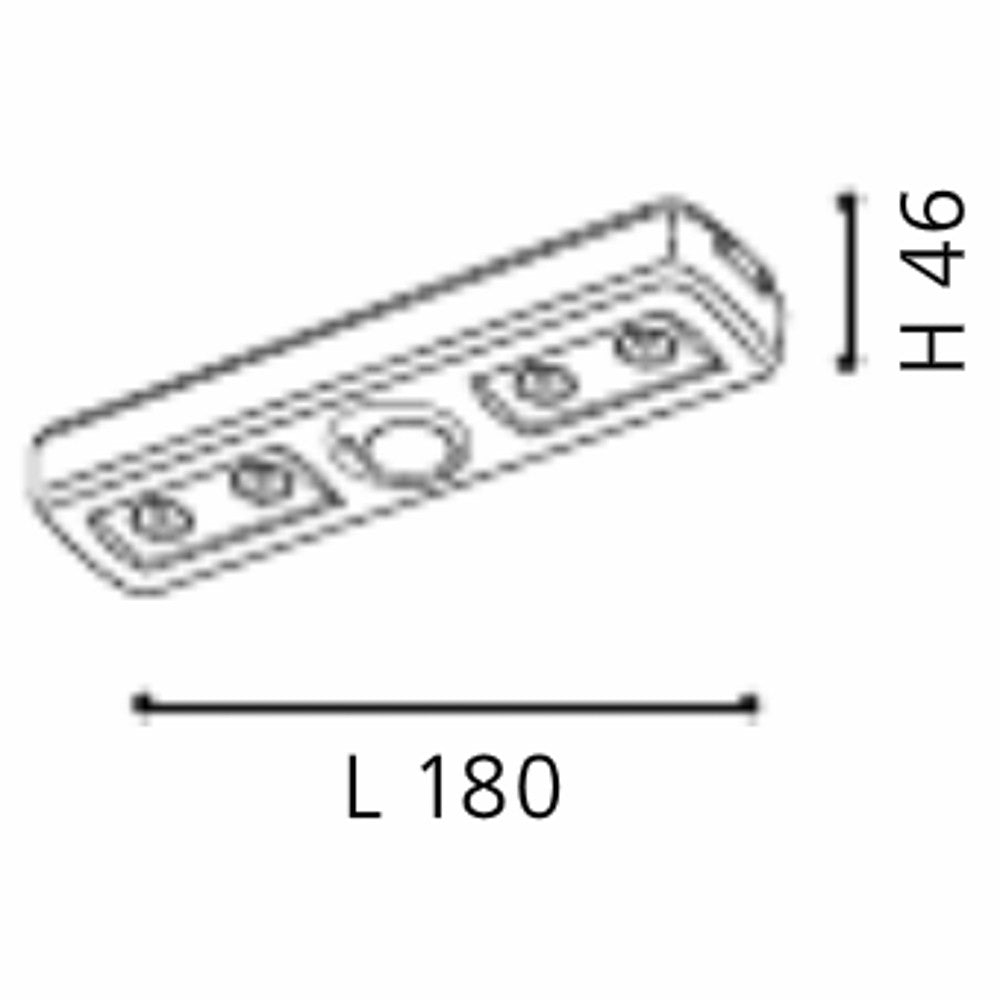 Eglo Baliola Lampa de mobilier 1x4LED, gri