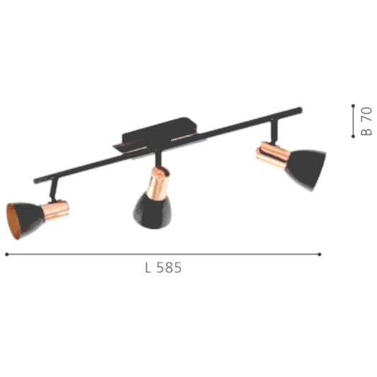 Eglo Barnham Plafoniera cu spoturi LED 3x3.3W