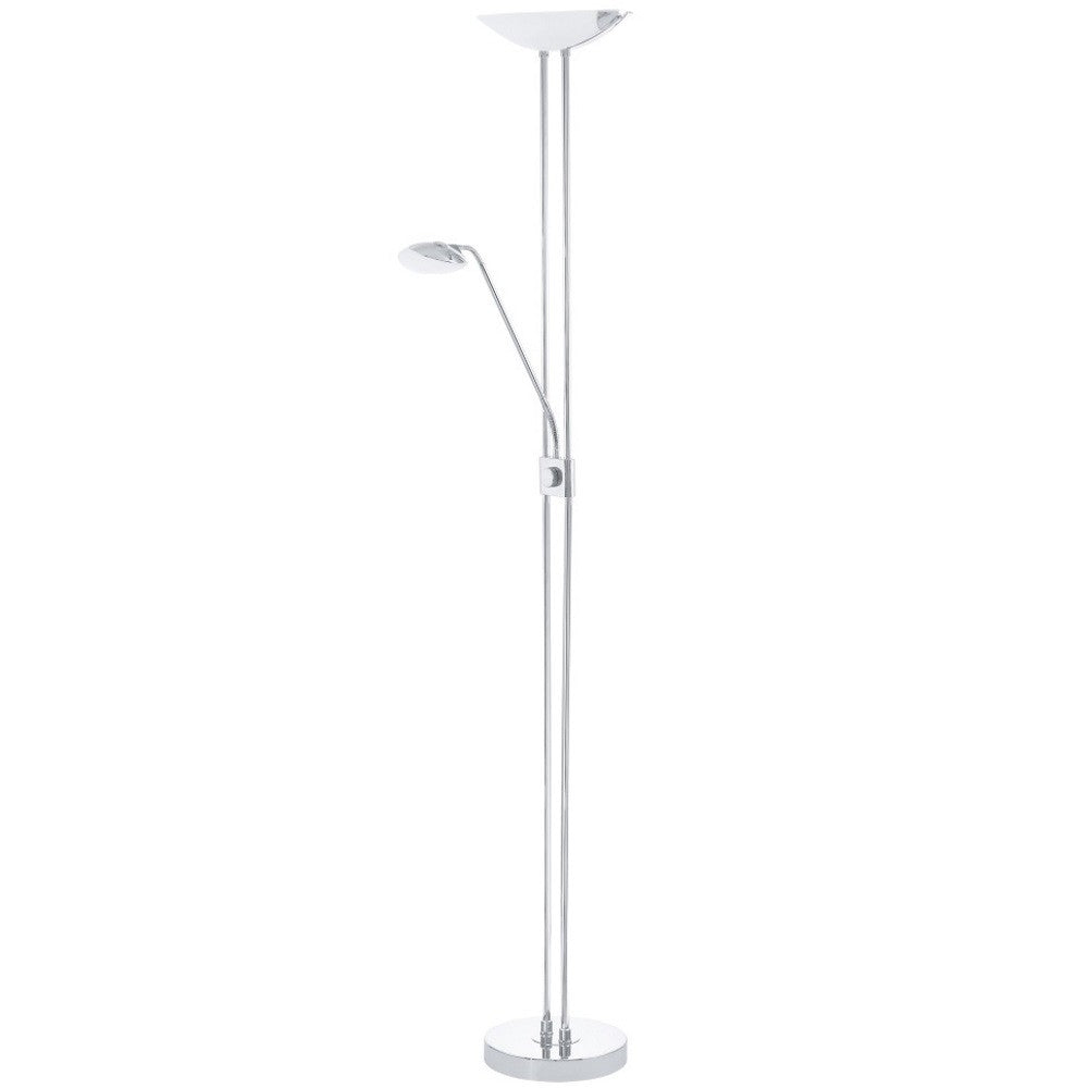 Eglo Baya Led Lampadar 1x20W si 2x2.5W, crom