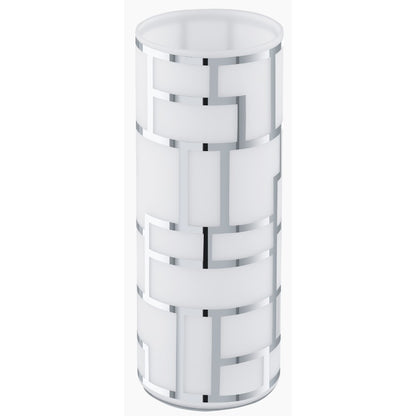 Eglo Bayman Veioza 1x60W, alb/crom