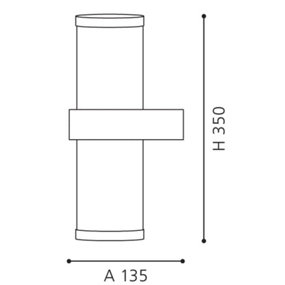 Eglo Beverly Aplica 2x60W, alb
