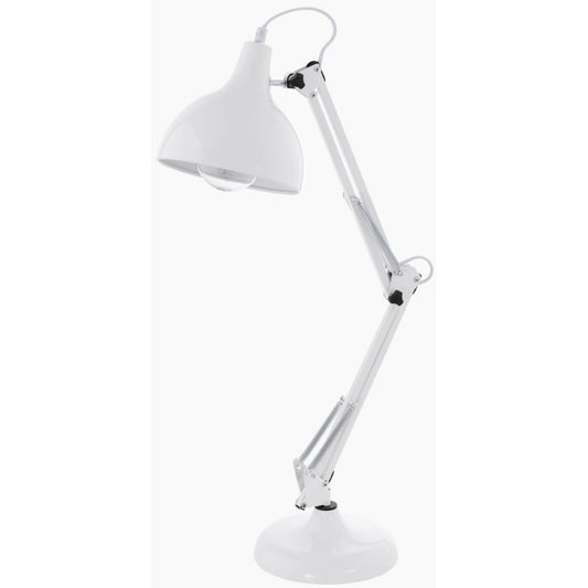 Eglo Borgillio Lampa de birou 1x60W, alb