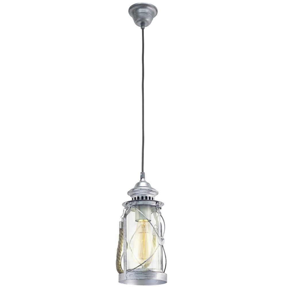Eglo Bradford Pendul 1x60W, argintiu