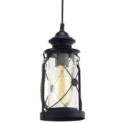 Eglo Bradford Pendul 1x60W, negru