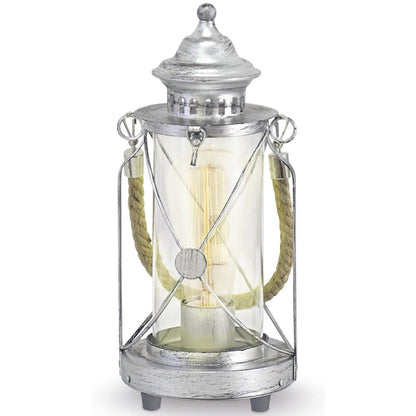 Eglo Bradford Veioza 1x60W, argintiu