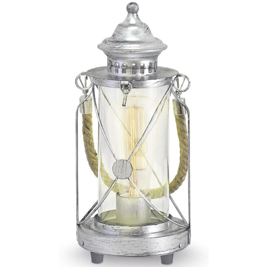 Eglo Bradford Veioza 1x60W, argintiu