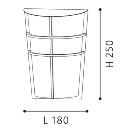 Eglo Breganzo Aplica 2x2.5W, antracit