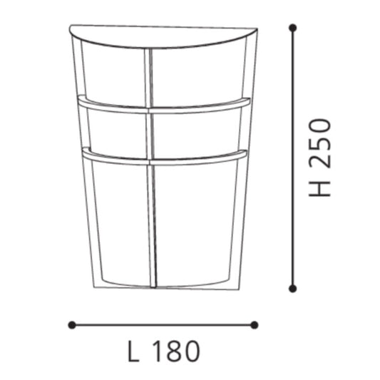 Eglo Breganzo Aplica 2x2.5W, antracit