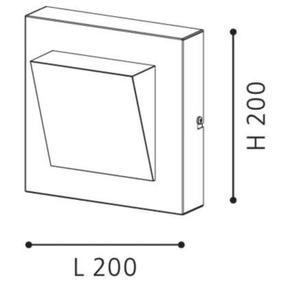 Eglo Calgary 1 Aplica 1x3.7W, inox