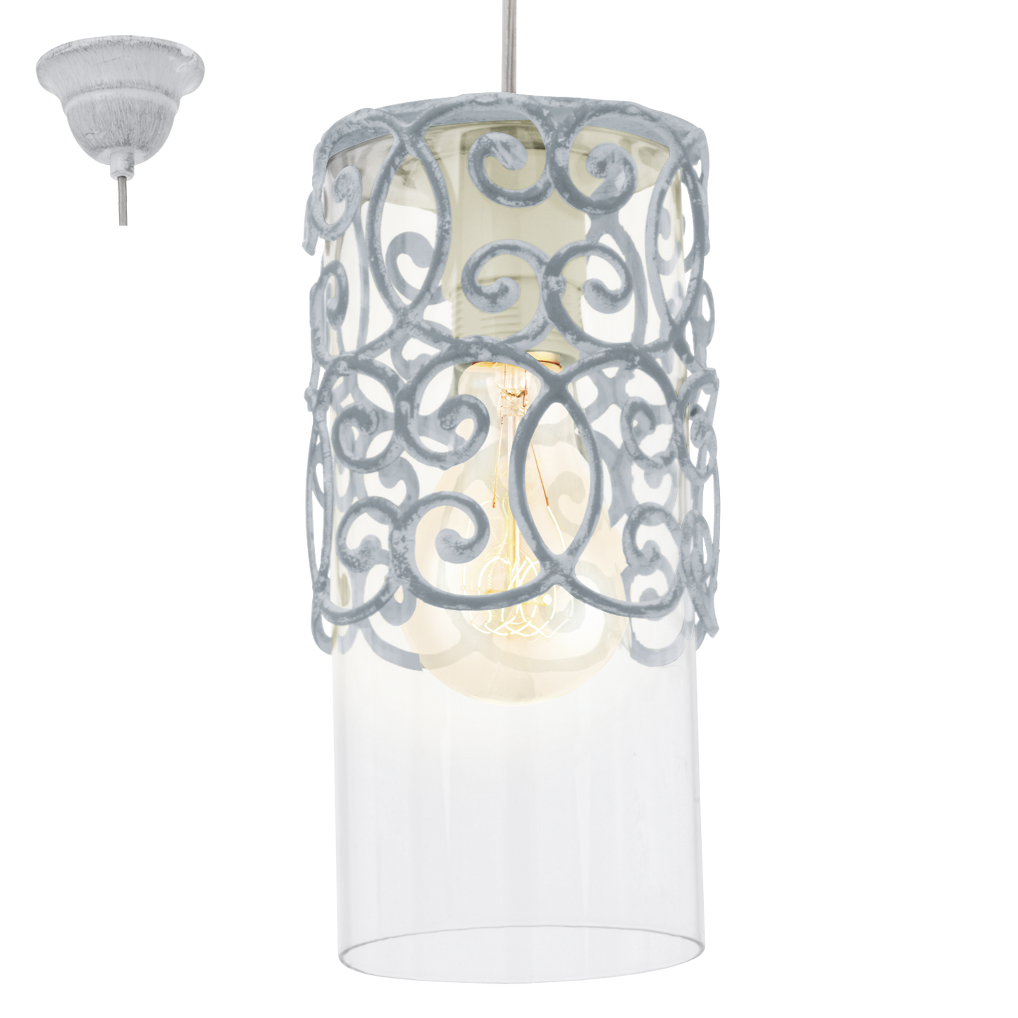 Eglo Cardigan Pendul 1x60W, gri