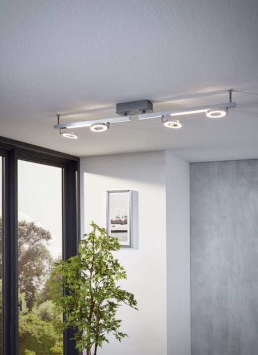 Eglo Cardillio 1 Plafoniera cu spoturi LED 4x3.2W si LED 2x3.3W