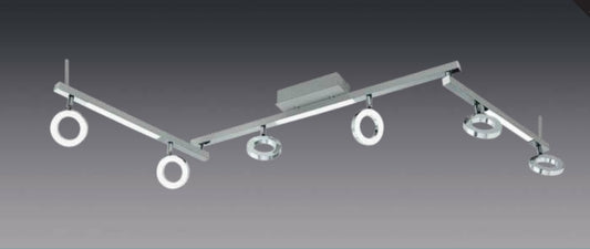 Eglo Cardillio 1 Plafoniera cu spoturi LED 6x3.2W si LED 3x3.3W