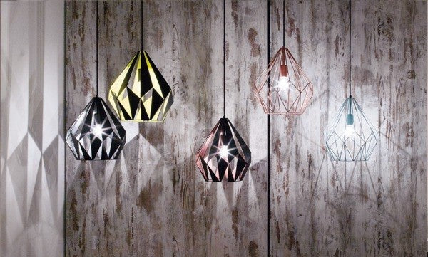 Eglo Carlton 1 Pendul 1x60W, negru/argintiu