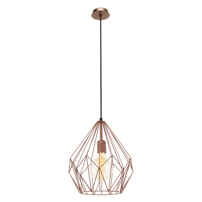 Eglo Carlton Pendul 1x60W, cupru